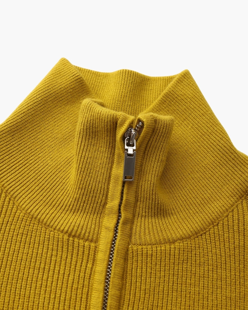 Refined Half-Zip Knit Pullover